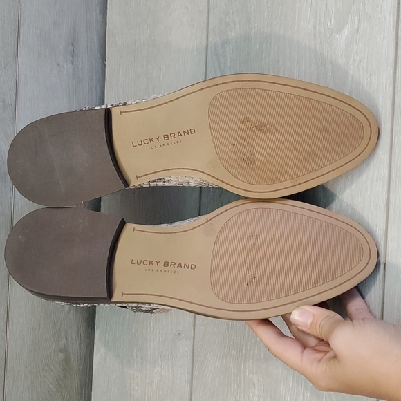 NEW Lucky Brand Womens Haylia Animal print Ankle boots shoes sz 9M - Picture 11 of 14